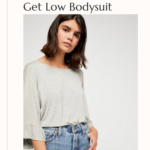 Free People Tops - FREE PEOPLE🦋 Get Low Bodysuit